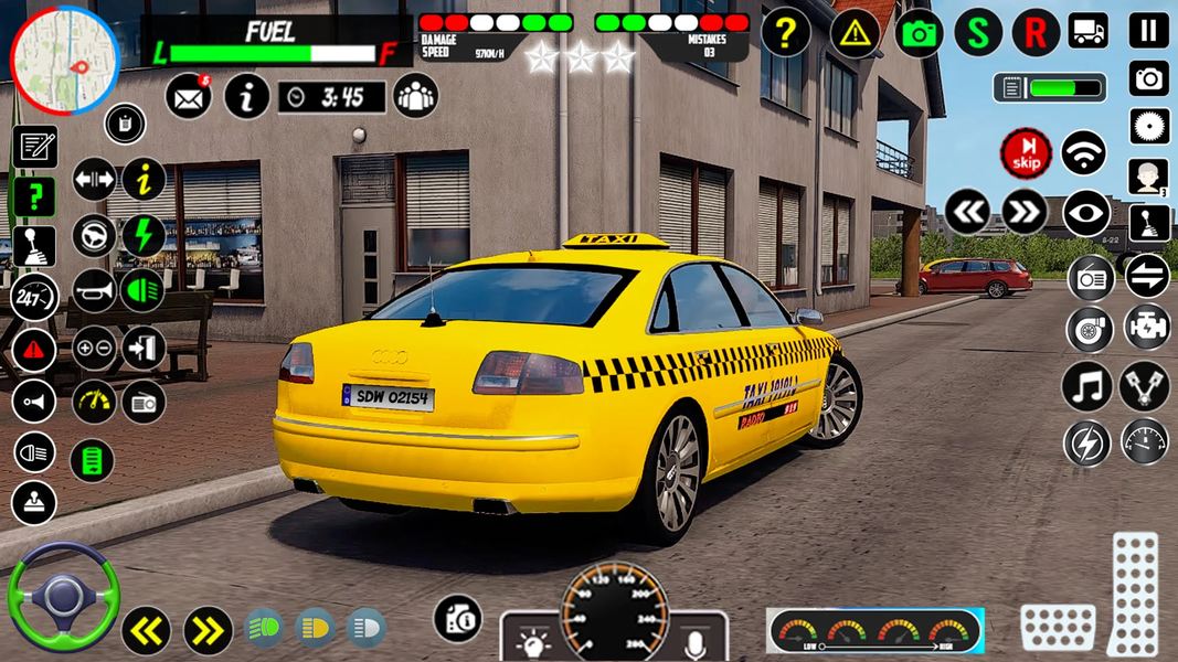 Offroad Taxi Simulator Game 3D - Gameplay image of android game