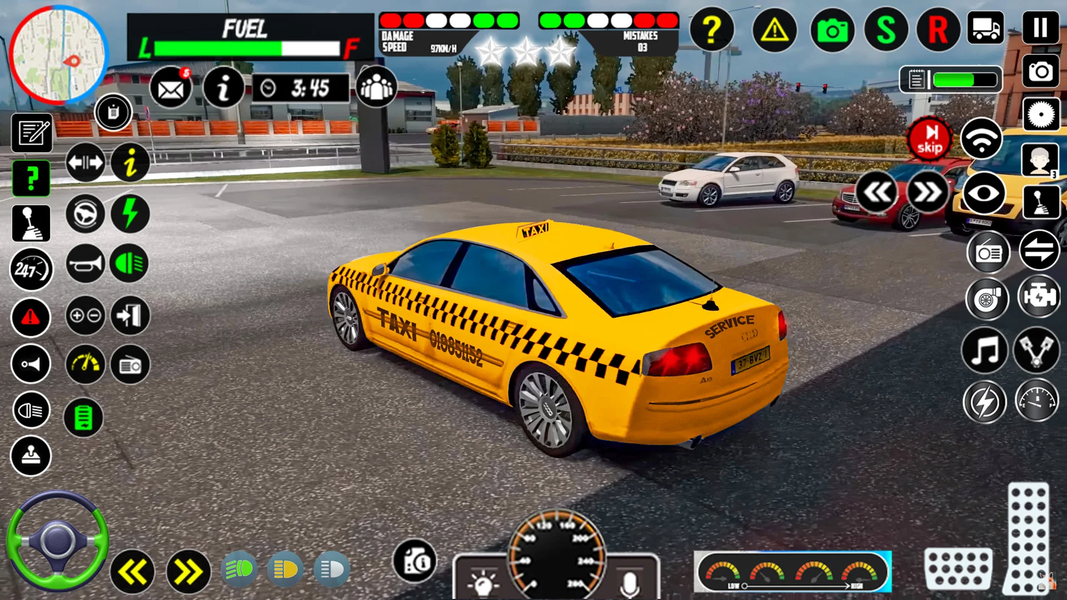 Offroad Taxi Simulator Game 3D - Gameplay image of android game