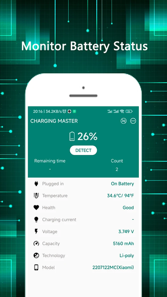 Charging Master - عکس برنامه موبایلی اندروید