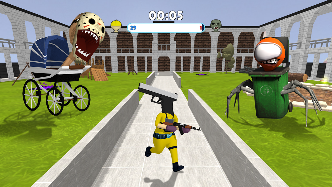 Camera Man vs Toilet Head TPS - عکس بازی موبایلی اندروید