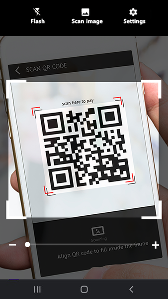 Scan QR Code - Image screenshot of android app