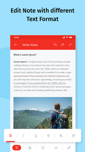 Text Note to PDF Export - عکس برنامه موبایلی اندروید