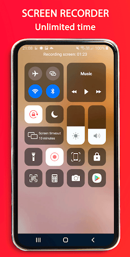 Control Center Screen Recorder - Image screenshot of android app