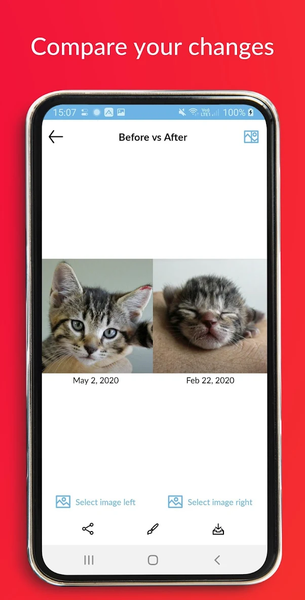 Photo Progress: Before - After - Image screenshot of android app