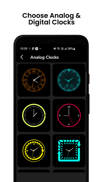 Clock Always On Display - Image screenshot of android app