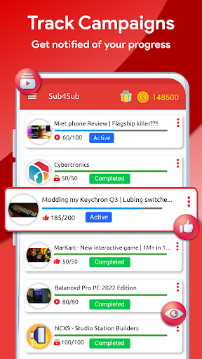 Sub for Sub Get View Sub Like - Image screenshot of android app