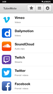 TubeMote - Image screenshot of android app