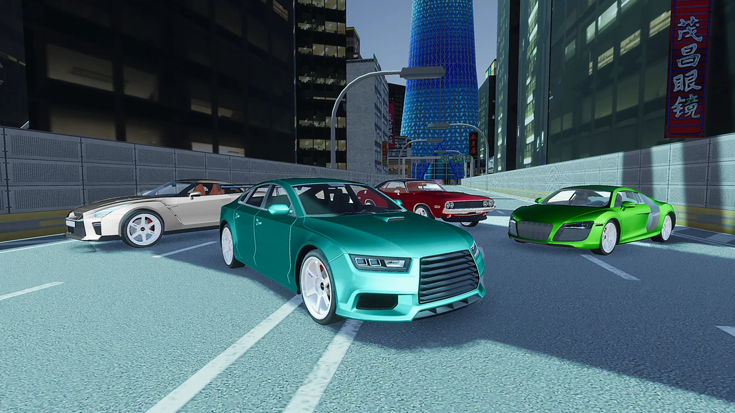 Audi Car Drift Traffic Racing - Gameplay image of android game