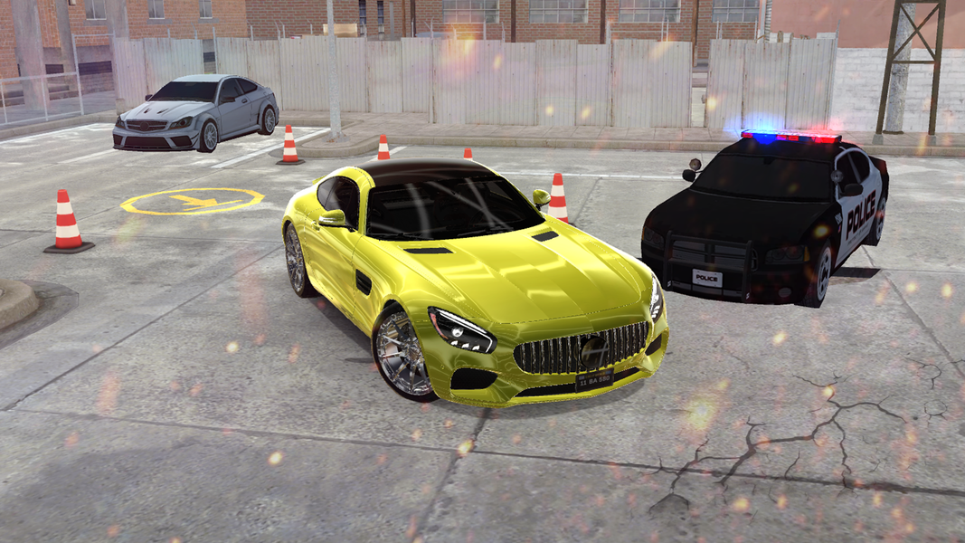 Mercedes Car Parking 3D Sim - Gameplay image of android game