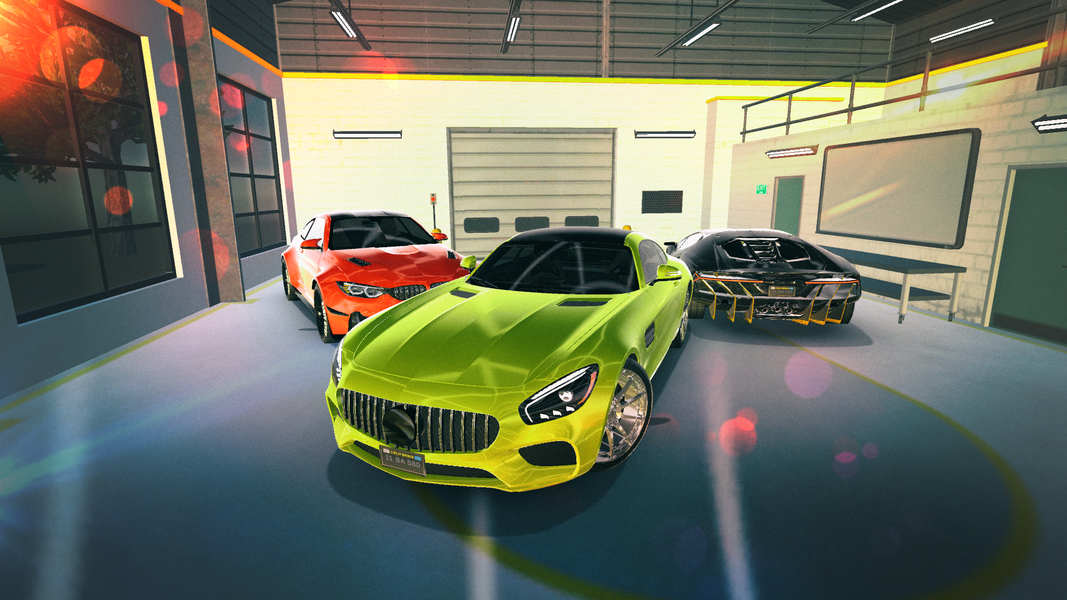 Mercedes Car Parking 3D Sim - Gameplay image of android game