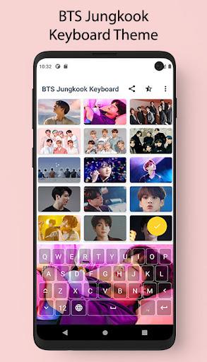 BTS Jungkook Keyboard Theme - Image screenshot of android app