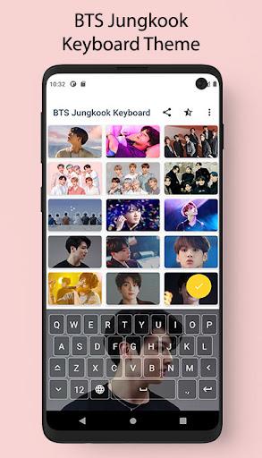 BTS Jungkook Keyboard Theme - Image screenshot of android app