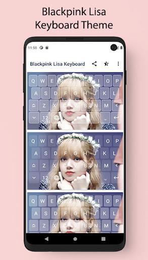 Blackpink Lisa Keyboard Theme - عکس برنامه موبایلی اندروید