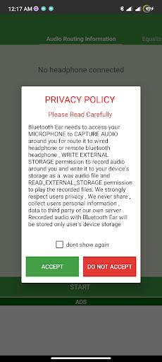 Bluetooth Hearing Amplifier - عکس برنامه موبایلی اندروید
