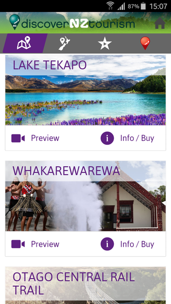 Discover New Zealand Tourism - Image screenshot of android app