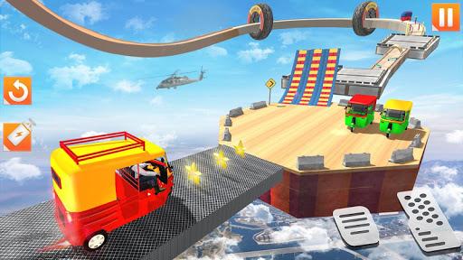 Rickshaw Stunt Driving Games - عکس بازی موبایلی اندروید