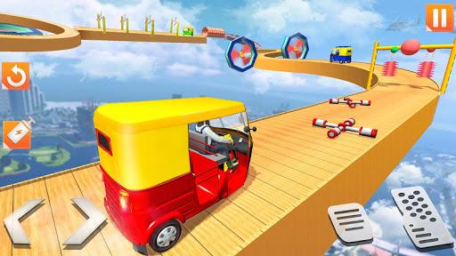 Rickshaw Stunt Driving Games - عکس بازی موبایلی اندروید