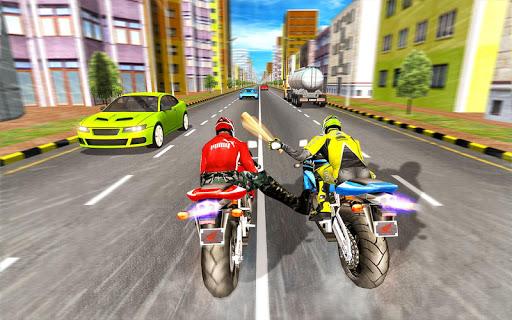 Bike Attack Race : Highway Tricky Stunt Rider - Gameplay image of android game