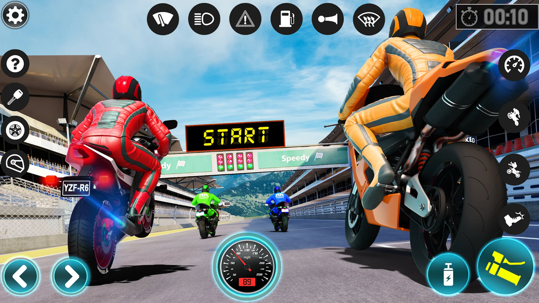 Bike Racing: Motorcycle Games - عکس برنامه موبایلی اندروید