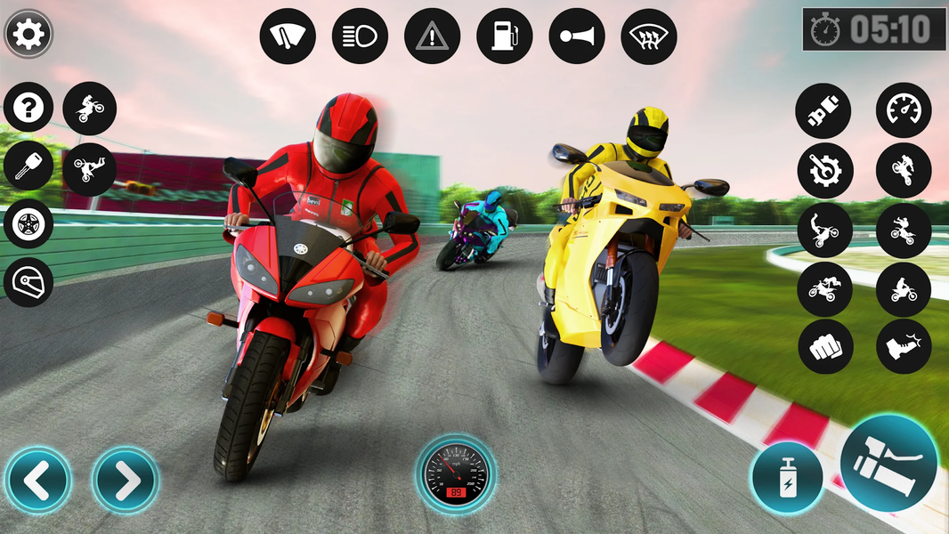 Bike Racing: Motorcycle Games - عکس برنامه موبایلی اندروید