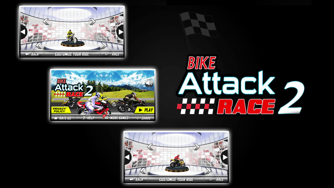Bike Racing: Motorcycle Games - عکس برنامه موبایلی اندروید