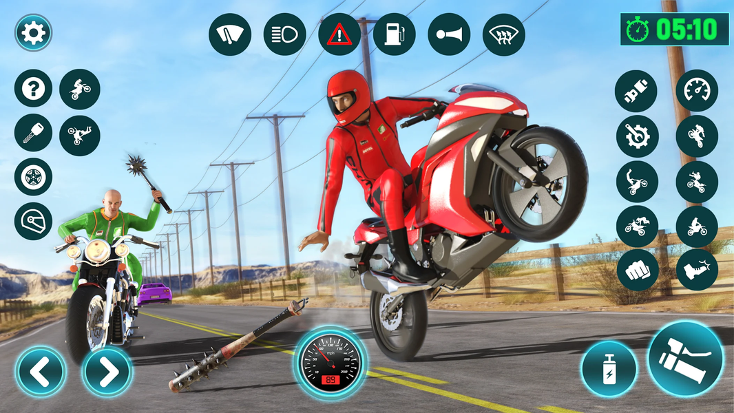 Bike Racing: Motorcycle Games - عکس برنامه موبایلی اندروید