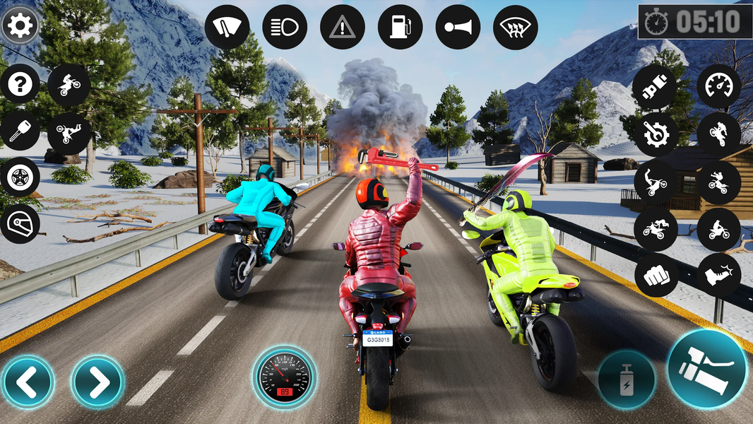 Bike Racing: Motorcycle Games - عکس برنامه موبایلی اندروید