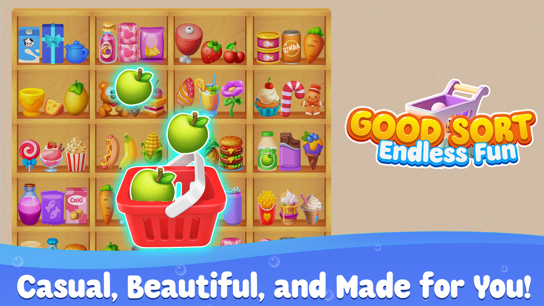 Goods Sort: Endless Fun - عکس بازی موبایلی اندروید