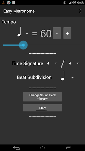 Easy Metronome - Image screenshot of android app