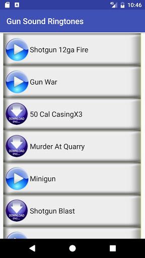 Gun Sound Ringtones - عکس برنامه موبایلی اندروید