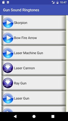 Gun Sound Ringtones - عکس برنامه موبایلی اندروید