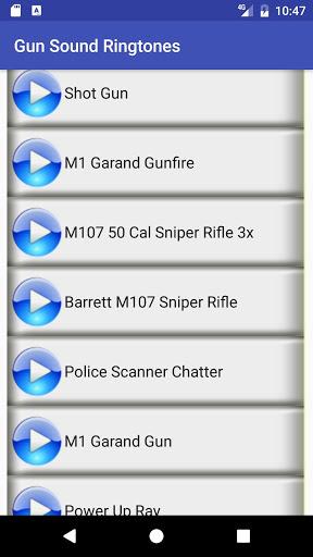 Gun Sound Ringtones - عکس برنامه موبایلی اندروید