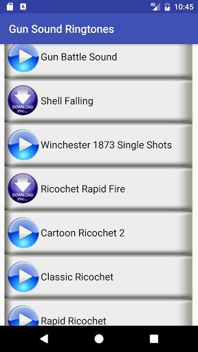 Gun Sound Ringtones - عکس برنامه موبایلی اندروید