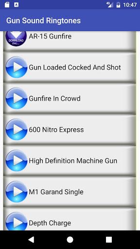 Gun Sound Ringtones - عکس برنامه موبایلی اندروید