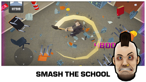 Smash the School - Stress Fix! - Gameplay image of android game
