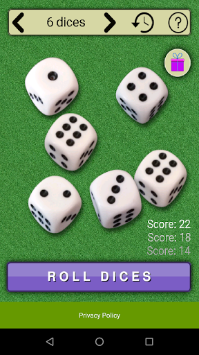 Virtual Dices - عکس بازی موبایلی اندروید