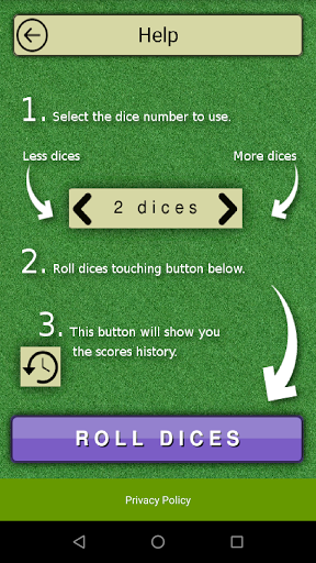 Virtual Dices - عکس بازی موبایلی اندروید