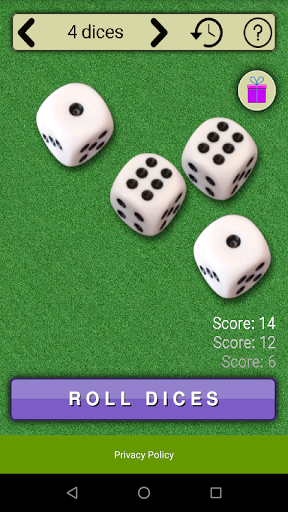 Virtual Dices - عکس بازی موبایلی اندروید