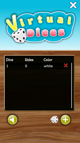 Virtual Dices 3D - Gameplay image of android game