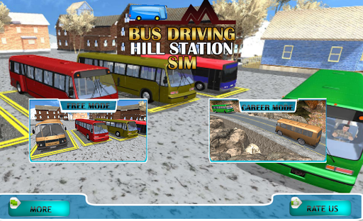 Bus Driving Hill Station Sim - عکس بازی موبایلی اندروید