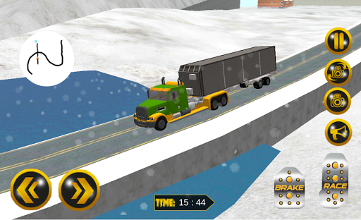 Euro Truck Driver - Gameplay image of android game