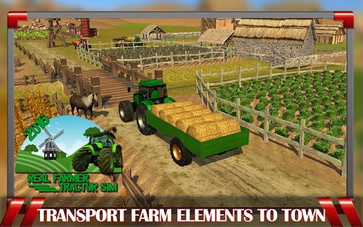 Farmer Tractor - Gameplay image of android game