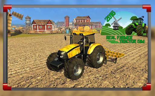 Farmer Tractor - Gameplay image of android game