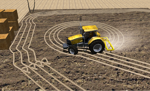 Farmer Tractor - Gameplay image of android game