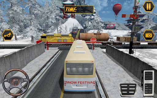 Snow Festival Hill Tourist Bus - عکس بازی موبایلی اندروید