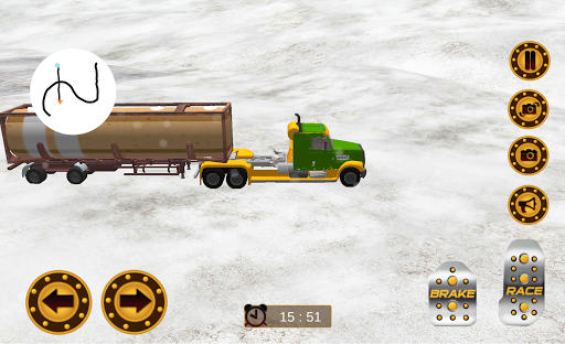 Snow Offroad Truck Transport - عکس بازی موبایلی اندروید