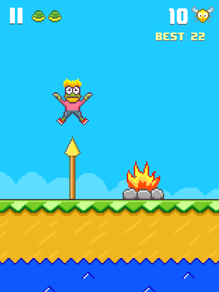 Hoppy Frog - Gameplay image of android game