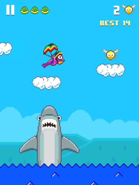 Hoppy Frog - Gameplay image of android game