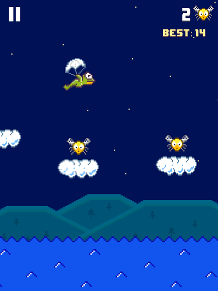 Hoppy Frog - Gameplay image of android game
