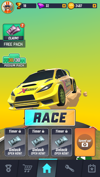 Rally Clash - Car Racing Game - Gameplay image of android game